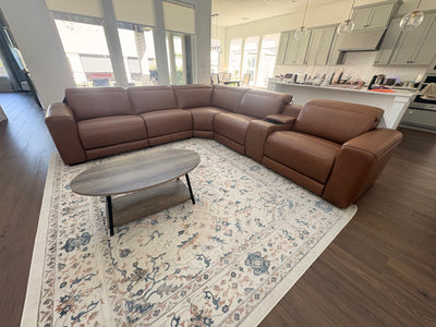 Customer photo of Rally-Up Reclining Sectional in a home