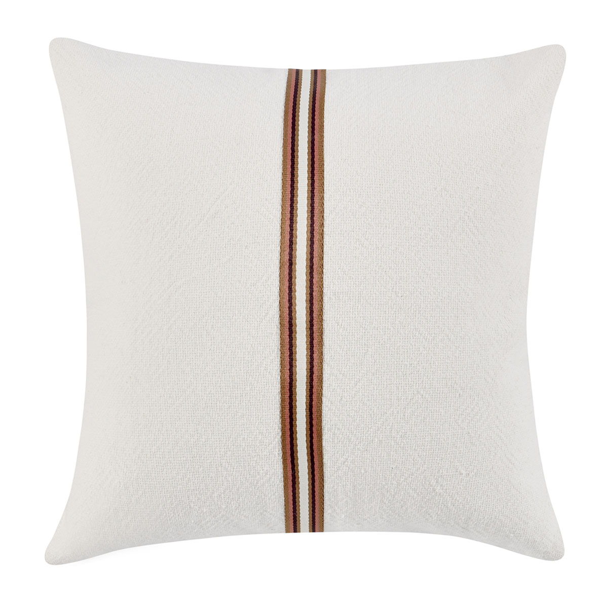 Ralph - TL Pillow - Select Living Furniture - Accent Pillows - Villa - V280062 - Ivory/ Sangria Red -22" x 22" - Ralph - TL Pillow -