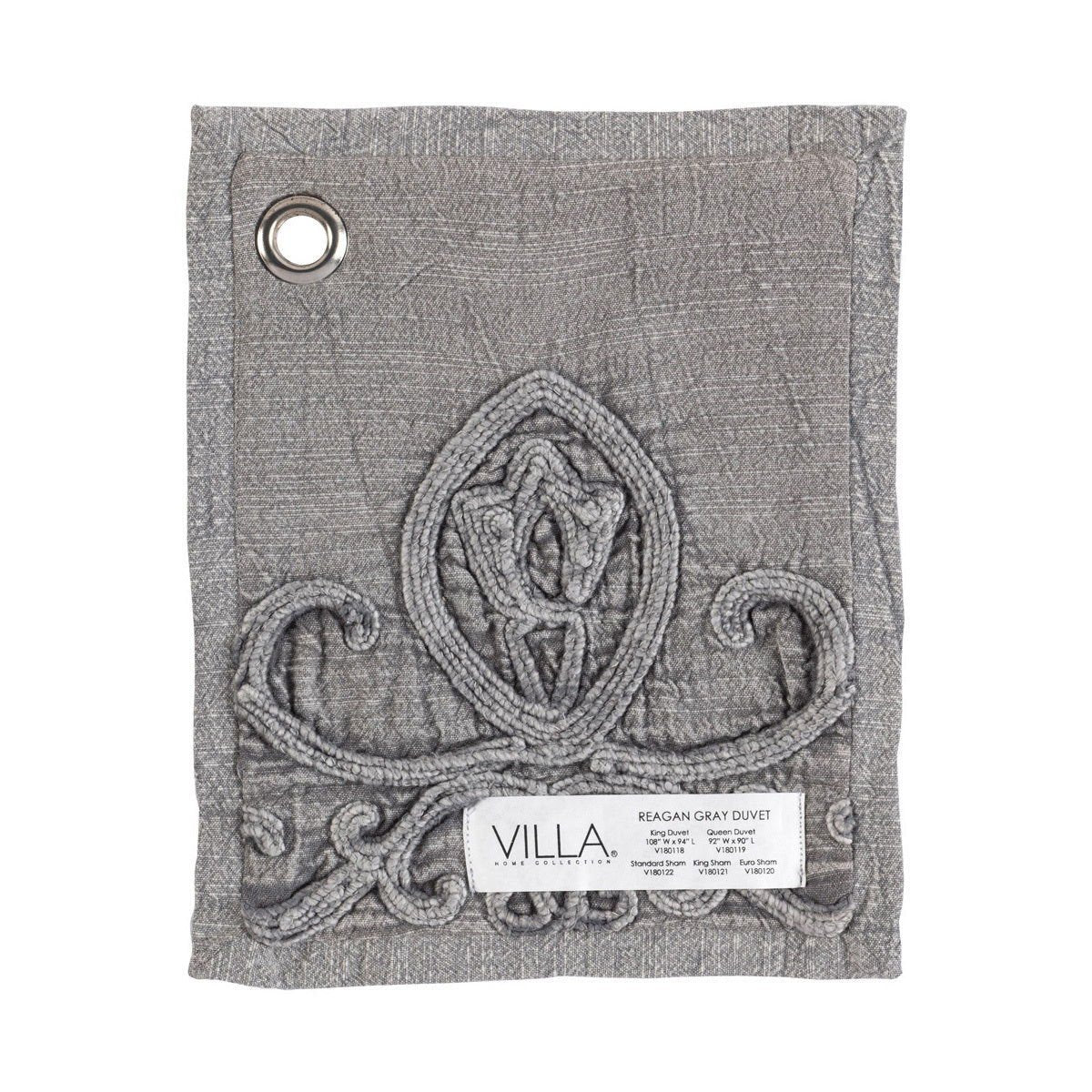 Reagan - Duvet - Select Living Furniture - Duvet Covers & Shams - Villa - V180118 - Gray -King - Reagan - Duvet -