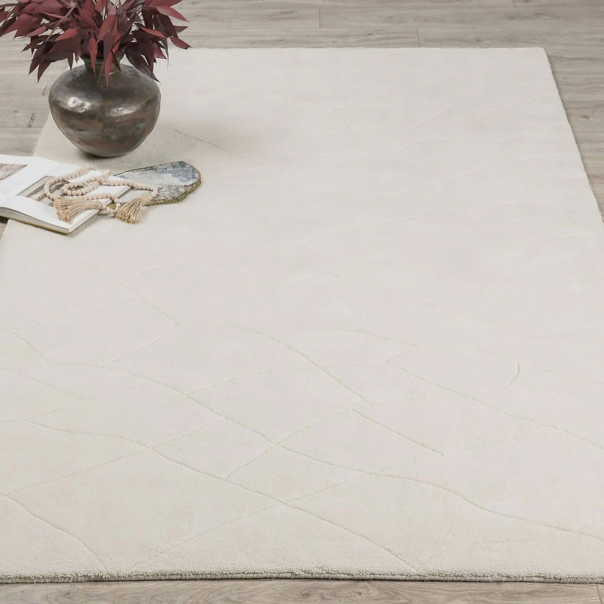 Renewed - Lucerne Wool Rug - Select Living Furniture - Area Rugs - Classic Home - 30091905 - Ivory -8' x 10' - Renewed - Lucerne Wool Rug -
