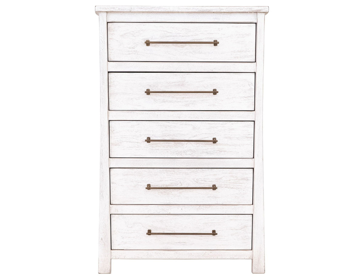 Roots - 5 Drawer Chest - Select Living Furniture - Accent Chests - IFD Group - IFD6731CHT - Dark Brown - Roots - 5 Drawer Chest -