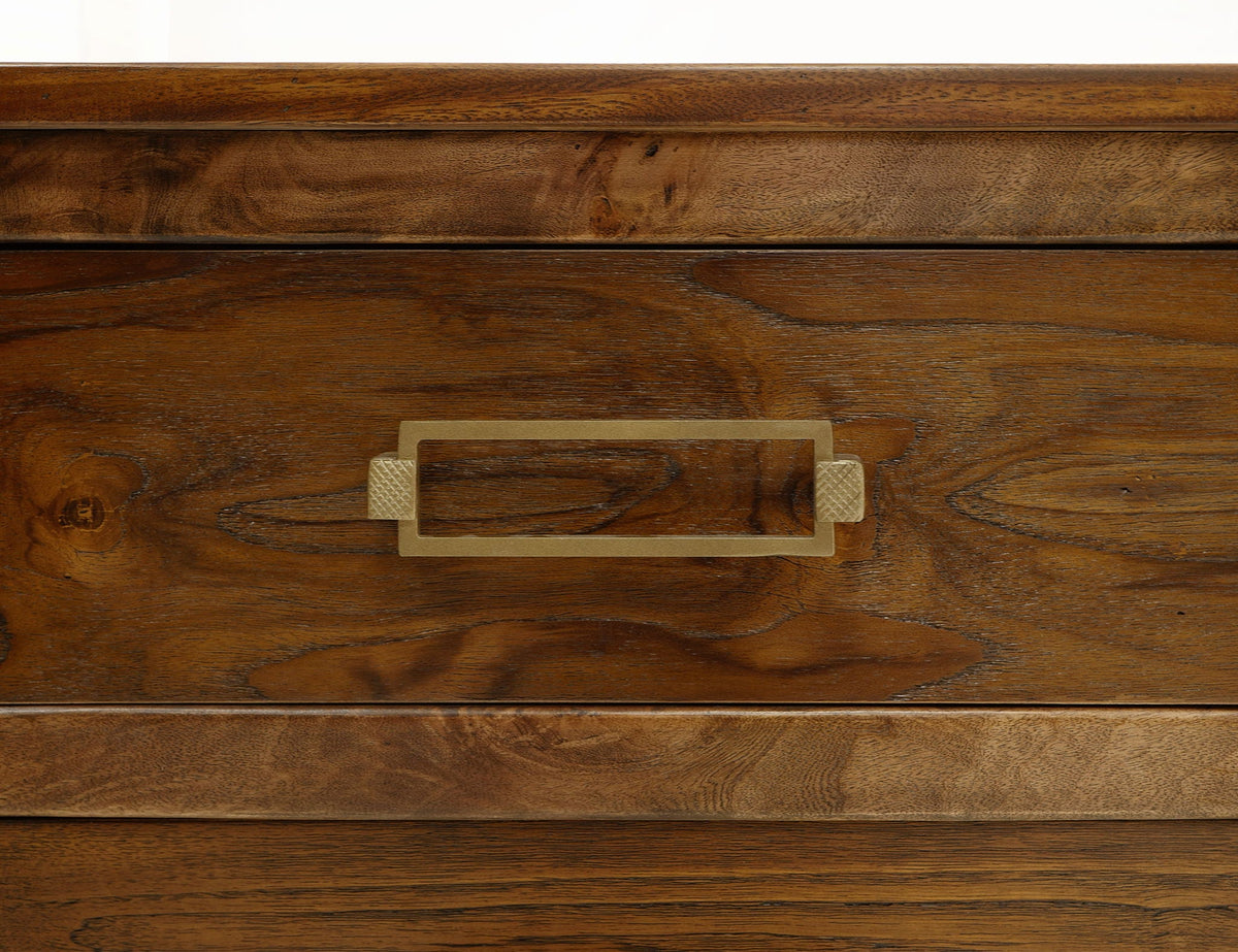 Roots - 5 Drawer Chest - Select Living Furniture - Accent Chests - IFD Group - IFD6731CHT - Dark Brown - Roots - 5 Drawer Chest -