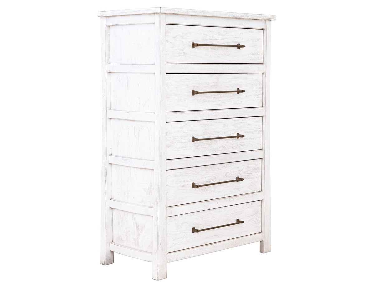 Roots - 5 Drawer Chest - Select Living Furniture - Accent Chests - IFD Group - IFD6731CHT - Dark Brown - Roots - 5 Drawer Chest -