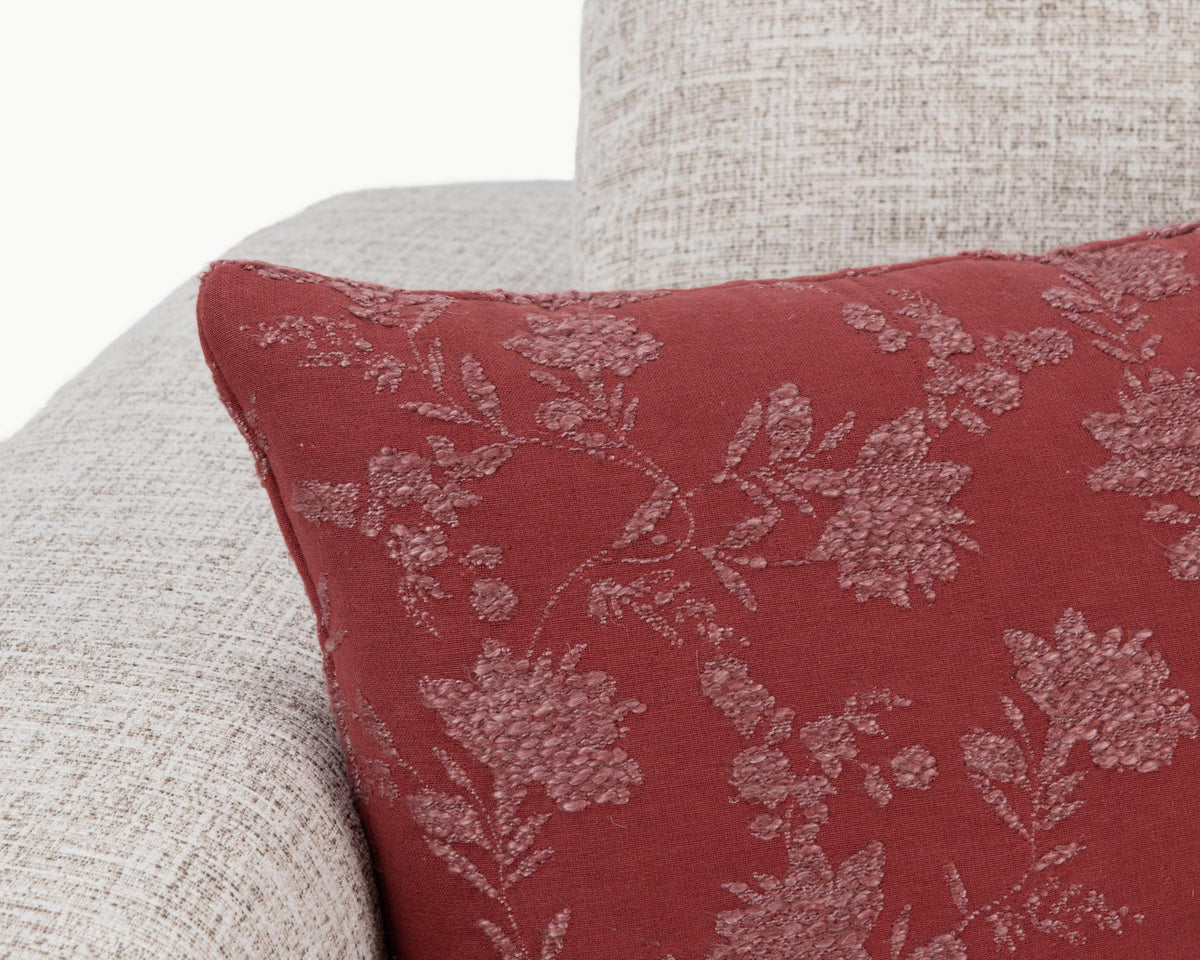 Rosecliff - Pillow - Select Living Furniture - Accent Pillows - Villa - V310075 - Burgundy Red -14" x 26" - Rosecliff - Pillow -