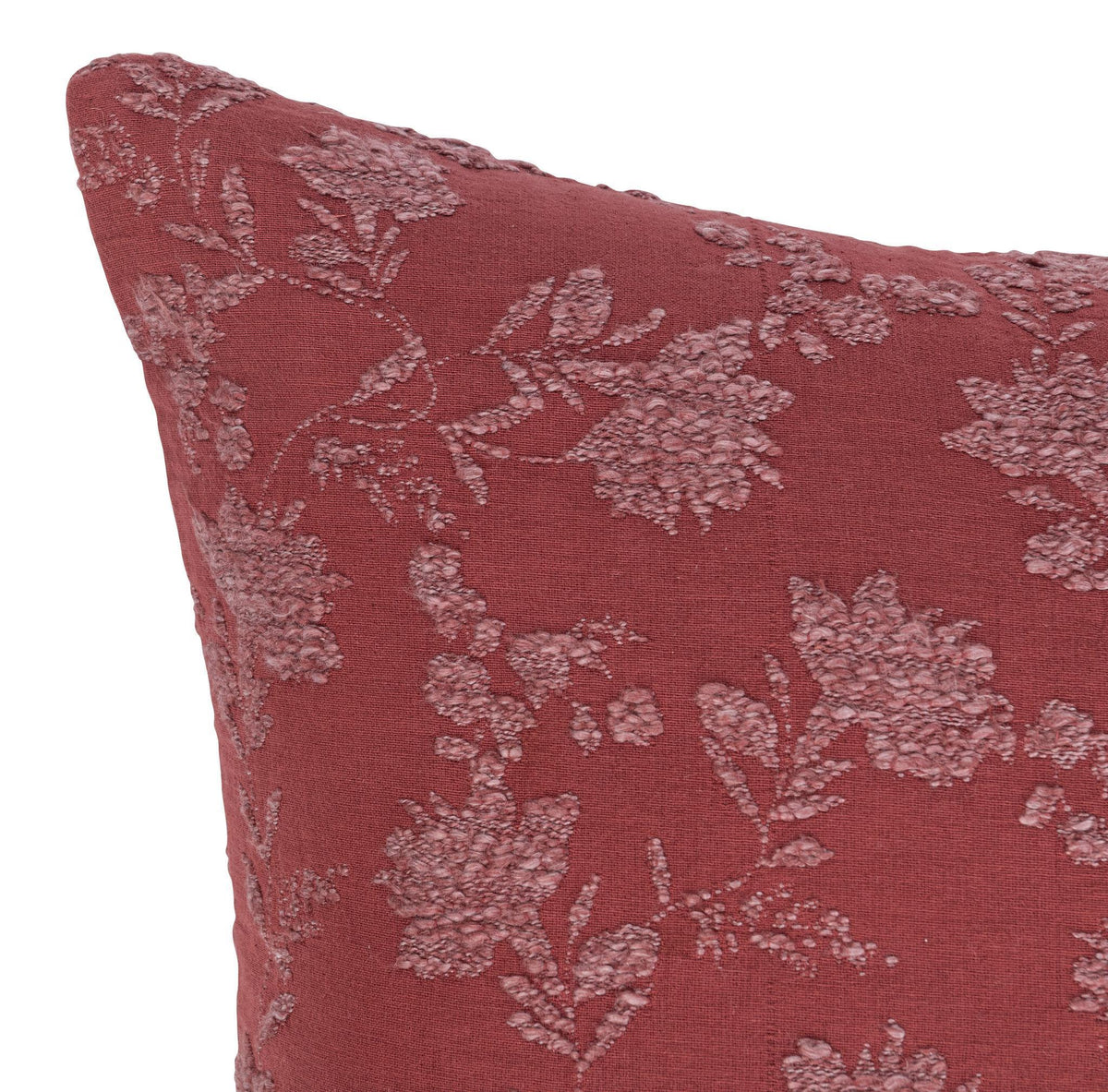 Rosecliff - Pillow - Select Living Furniture - Accent Pillows - Villa - V310075 - Burgundy Red -14" x 26" - Rosecliff - Pillow -