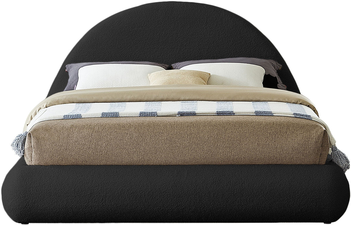 Rudy - Bed - Select Living Furniture - Upholstered Beds - Meridian Furniture - RudyBlack-K - Black -King - Rudy - Bed -