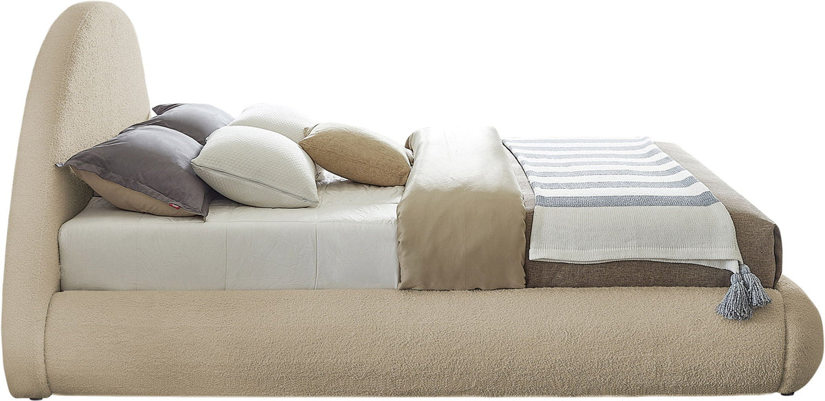 Rudy - Bed - Select Living Furniture - Upholstered Beds - Meridian Furniture - RudyBlack-K - Black -King - Rudy - Bed -