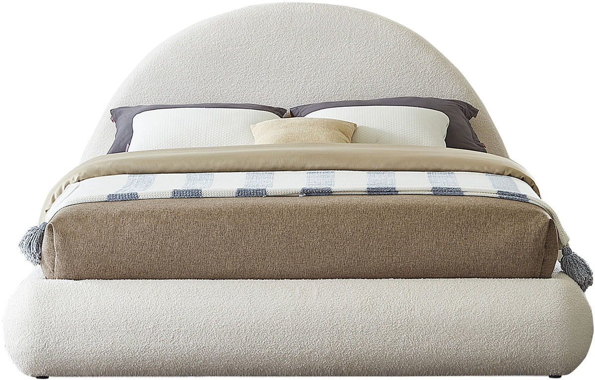 Rudy - Bed - Select Living Furniture - Upholstered Beds - Meridian Furniture - RudyBlack-K - Black -King - Rudy - Bed -