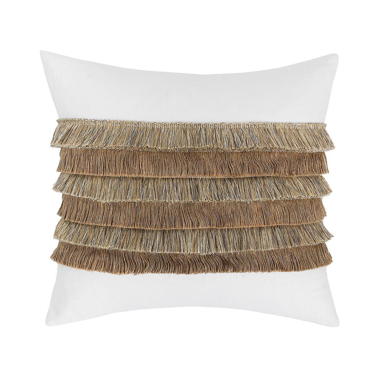 Safi - 22" x 22" Pillow - Ivory / Natural - Select Living Furniture - Accent Pillows - Villa - V300055 - Safi - 22" x 22" Pillow - Ivory / Natural -
