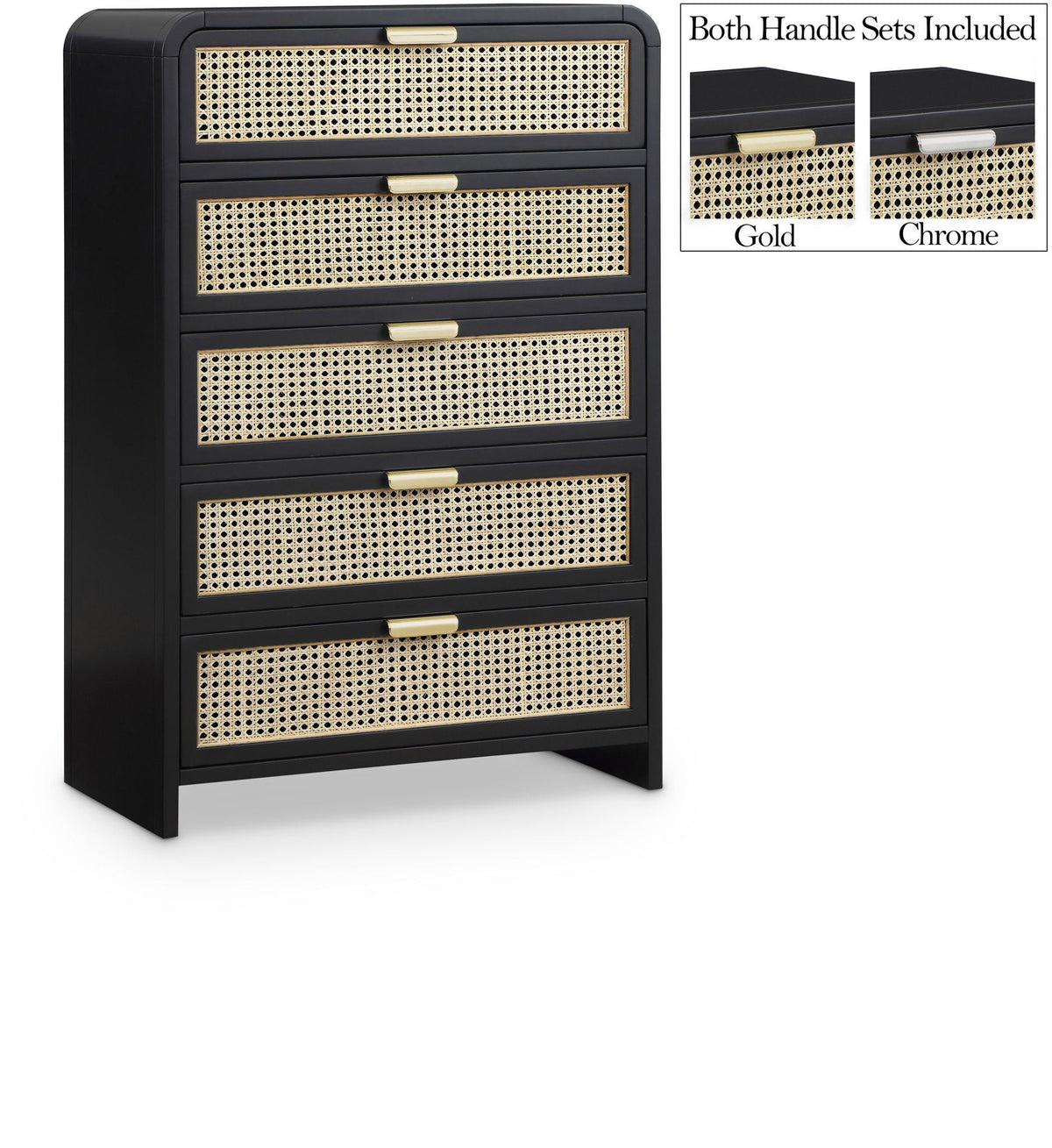 Sage - Chest - Select Living Furniture - Accent Chests - Meridian Furniture - 873Black-CH - Black - Sage - Chest -