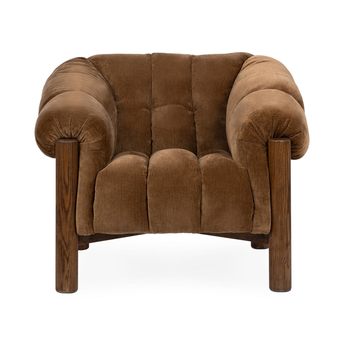 Sansa - Upholstered Accent Chair - Bronze - Select Living Furniture - Accent Chairs - Classic Home - 53051817 - Sansa - Upholstered Accent Chair - Bronze -