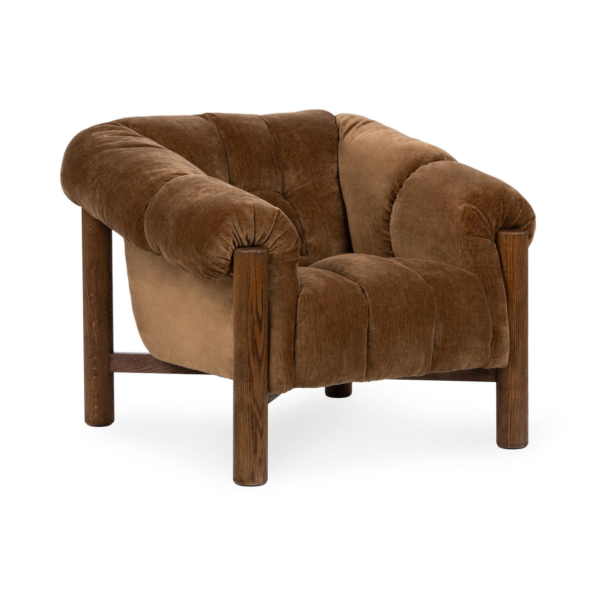 Sansa - Upholstered Accent Chair - Bronze - Select Living Furniture - Accent Chairs - Classic Home - 53051817 - Sansa - Upholstered Accent Chair - Bronze -