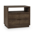 Santa - 2-Drawer Nightstand - Toasted Brown - Select Living Furniture - Accent Nightstands - Classic Home - 54003213 - Santa - 2-Drawer Nightstand - Toasted Brown -