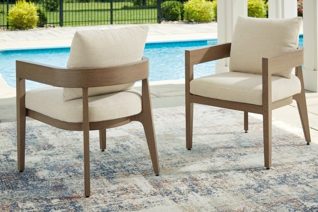 Serene Bay Arm Chair With Cushion (2/CN) - Select Living Furniture - Select Living Furniture -  - Serene Bay Arm Chair With Cushion (2/CN) -