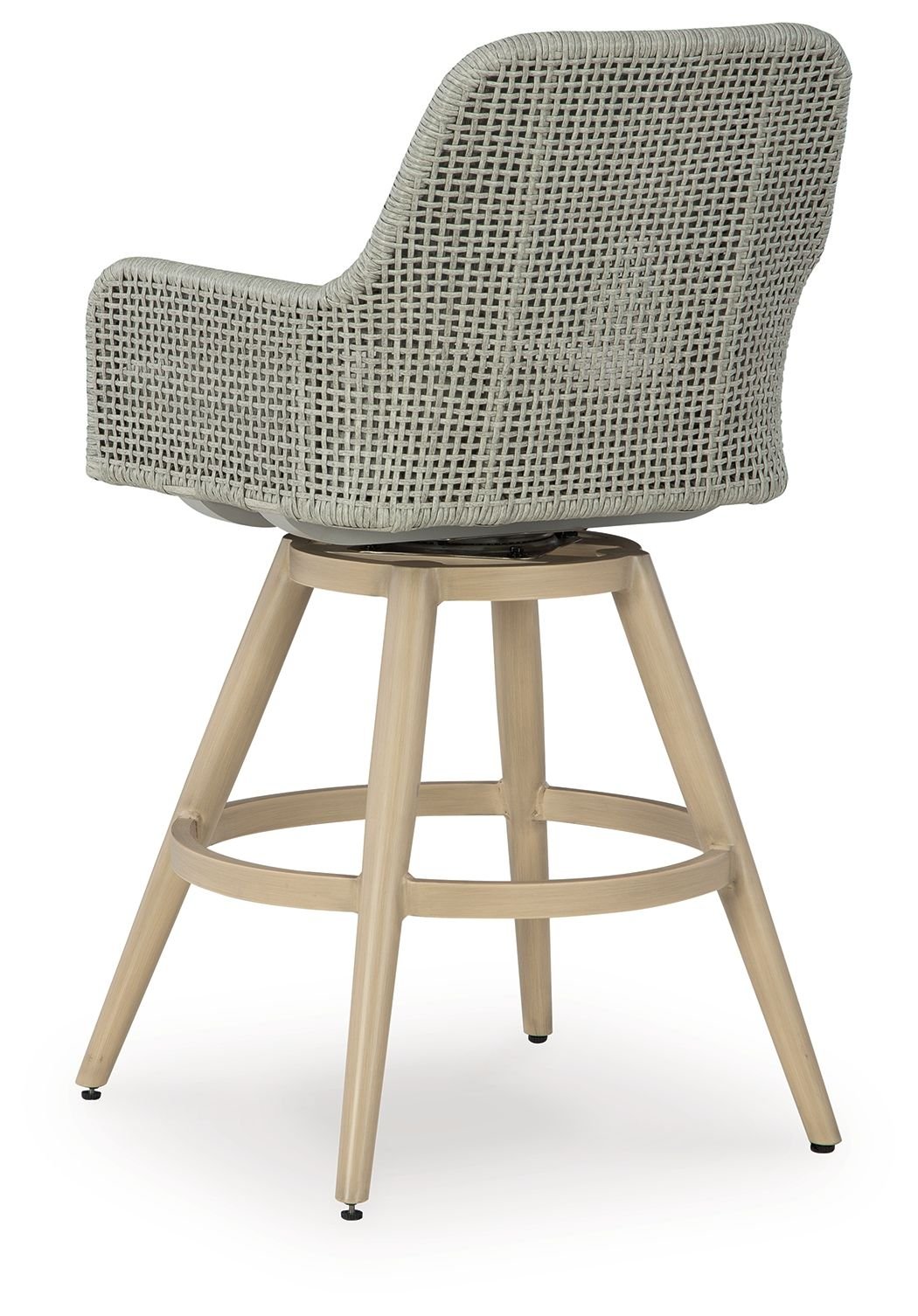 Seton Creek - Barstool With Cushion (Set of 2) - Beige / Gray - Select Living Furniture - Stool Sets - Signature Design by Ashley® - P798-130 - Seton Creek - Barstool With Cushion (Set of 2) - Beige / Gray -
