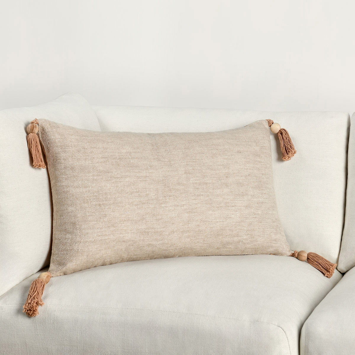 Sherry - BW Pillow - Solid Natural - Select Living Furniture - Accent Pillows - Villa - V290127 - Sherry - BW Pillow - Solid Natural -