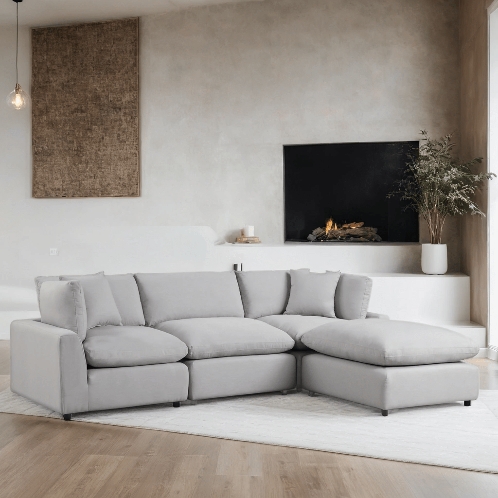 SKY Modular Cloud Sectional - Select Living Furniture - Stationary Sectionals - Happy Homes -  - Storm Grey - SKY Modular Cloud Sectional -