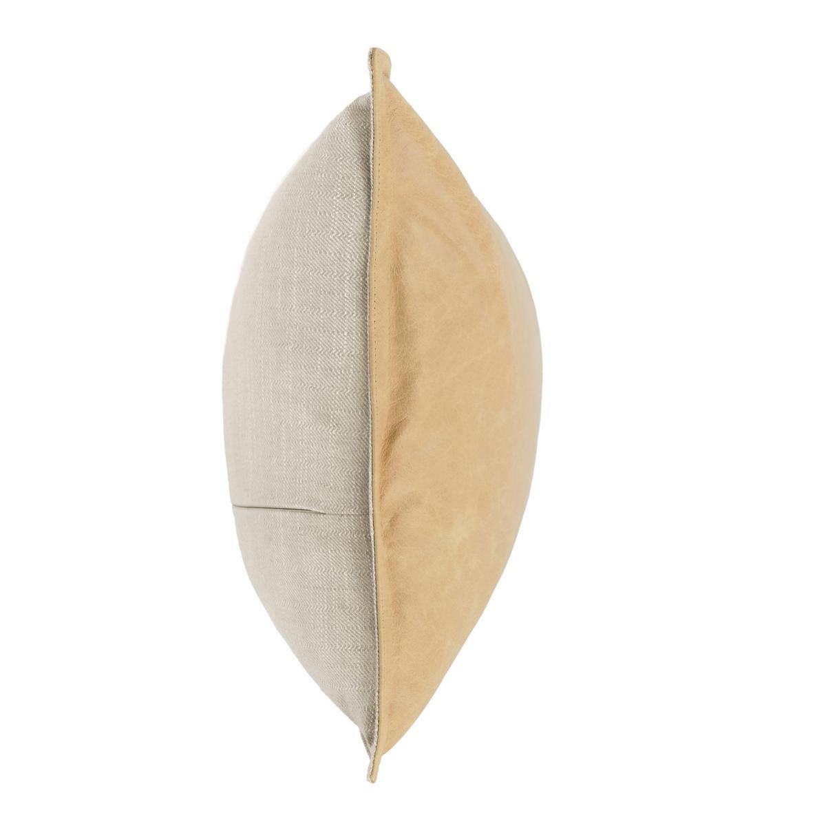 Soco Leather - SLD Pillow - Select Living Furniture - Accent Pillows - Villa - V250003 - Sandstorm Taupe -22" x 22" - Soco Leather - SLD Pillow -
