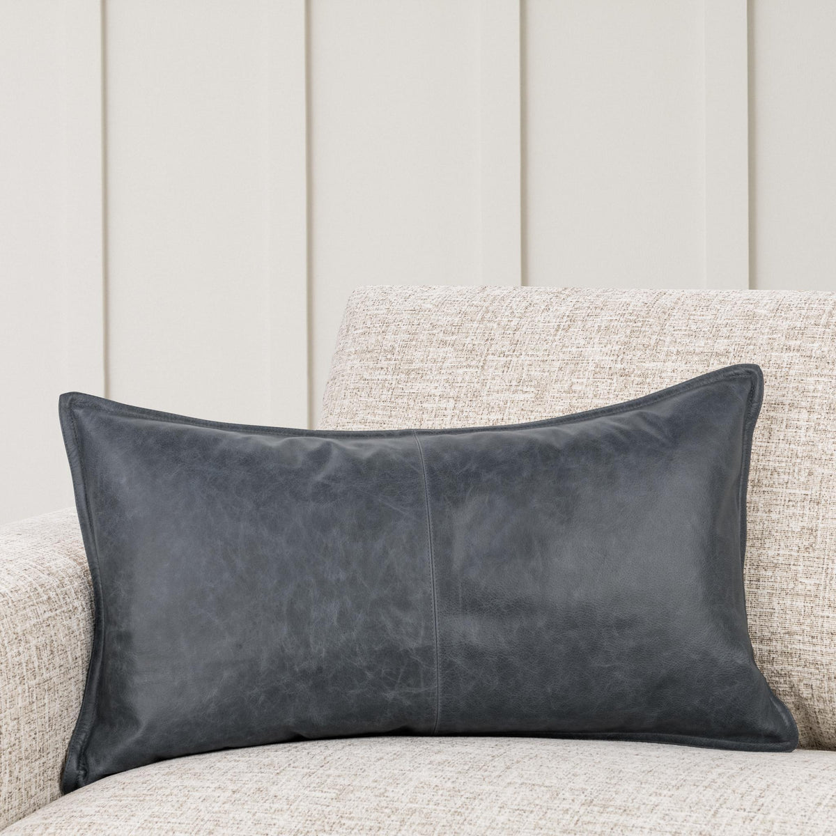 Soco Leather - SLD Pillow - Select Living Furniture - Accent Pillows - Villa - V250003 - Sandstorm Taupe -22" x 22" - Soco Leather - SLD Pillow -