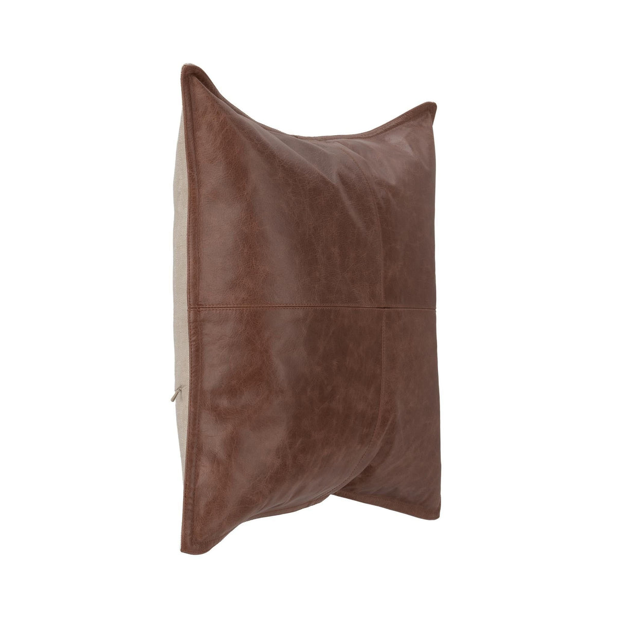 Soco Leather - SLD Pillow - Select Living Furniture - Accent Pillows - Villa - V250003 - Sandstorm Taupe -22" x 22" - Soco Leather - SLD Pillow -