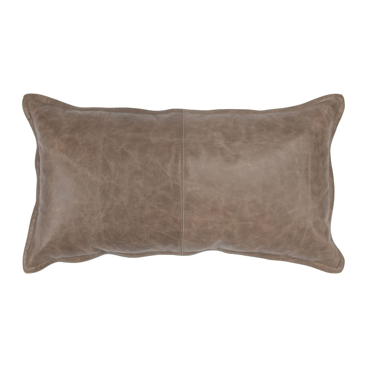 Soco Leather - SLD Pillow - Select Living Furniture - Accent Pillows - Villa - V250001 - Sandstorm Taupe -26" x 14" - Soco Leather - SLD Pillow -