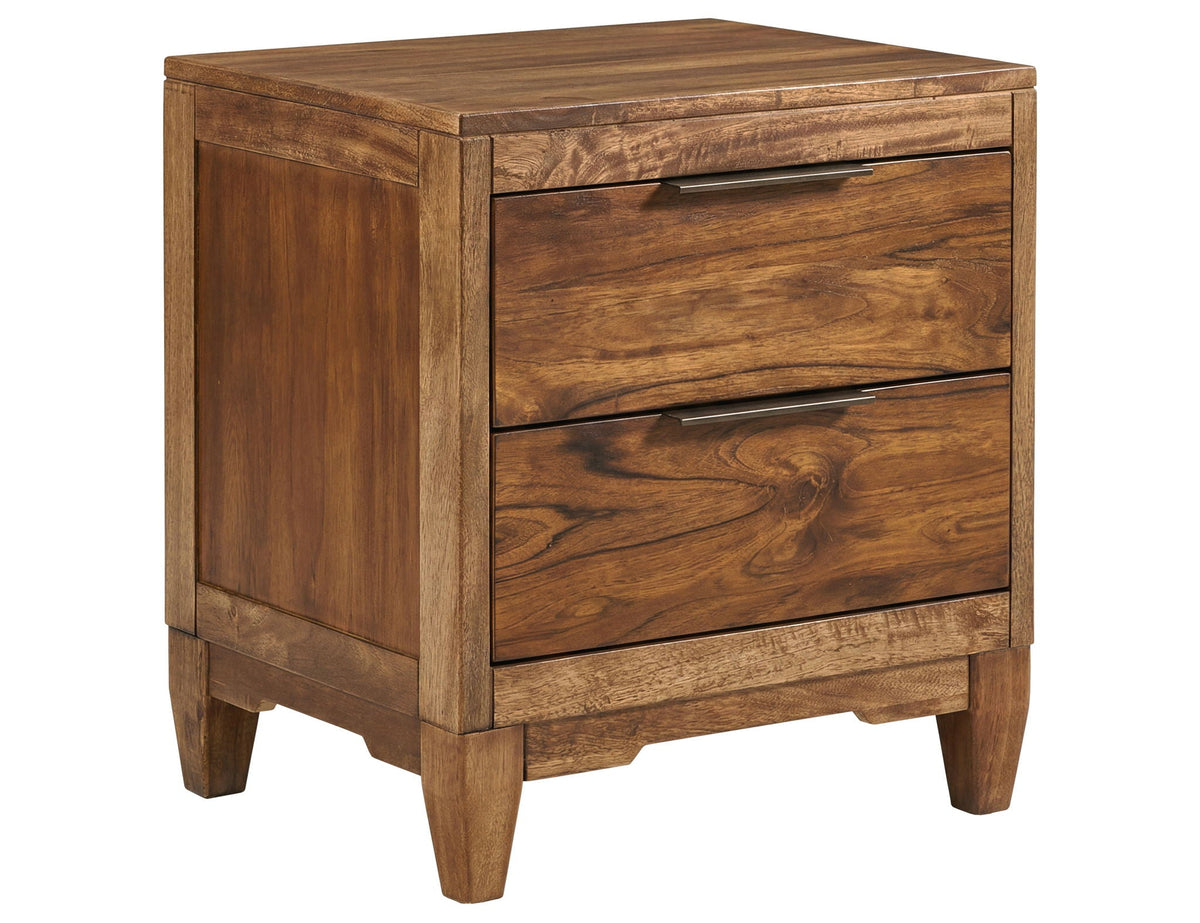 Sonora - 2 Drawer Nightstand - Brown - Select Living Furniture - Accent Nightstands - IFD Group - IFD6231NTS - Sonora - 2 Drawer Nightstand - Brown -
