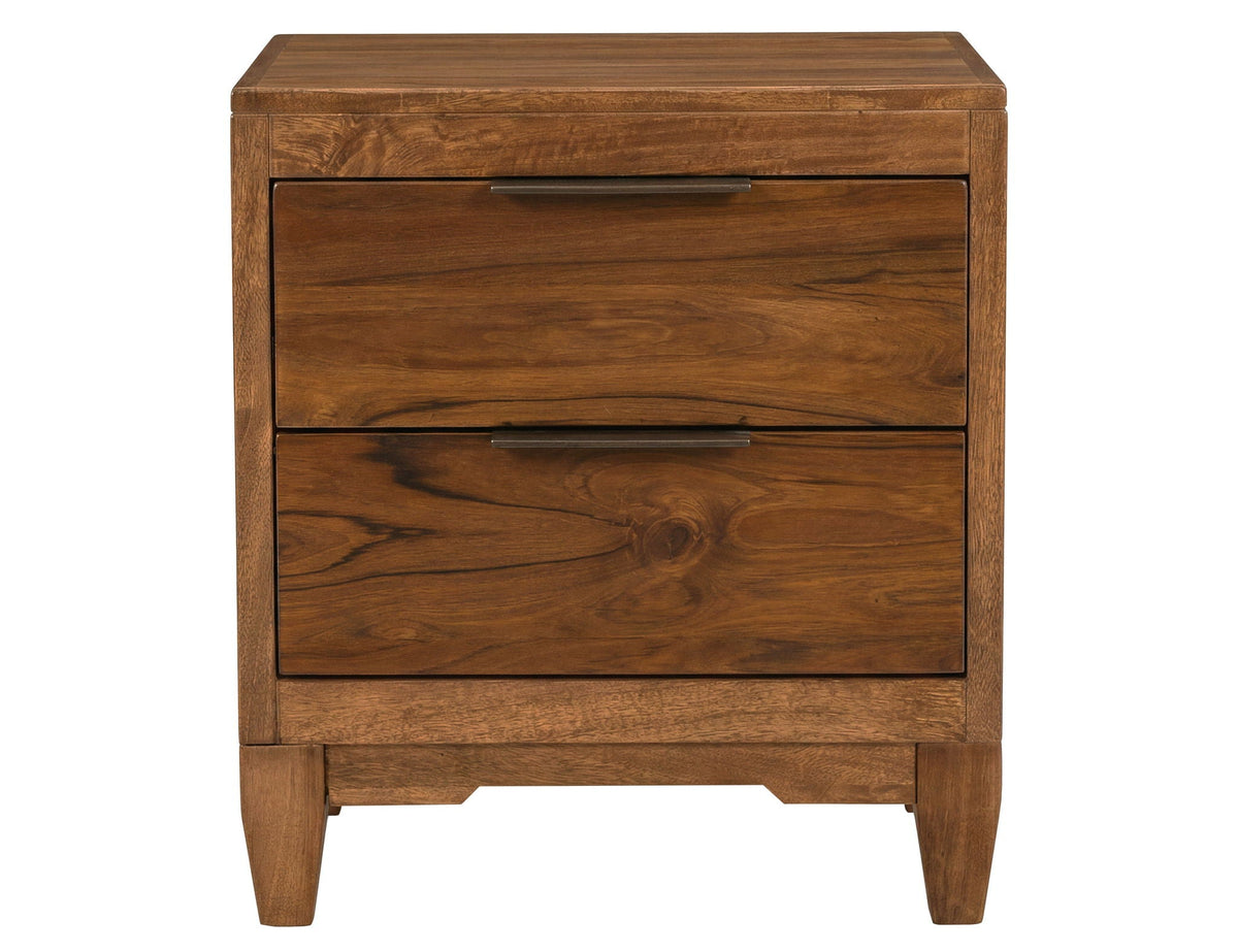 Sonora - 2 Drawer Nightstand - Brown - Select Living Furniture - Accent Nightstands - IFD Group - IFD6231NTS - Sonora - 2 Drawer Nightstand - Brown -