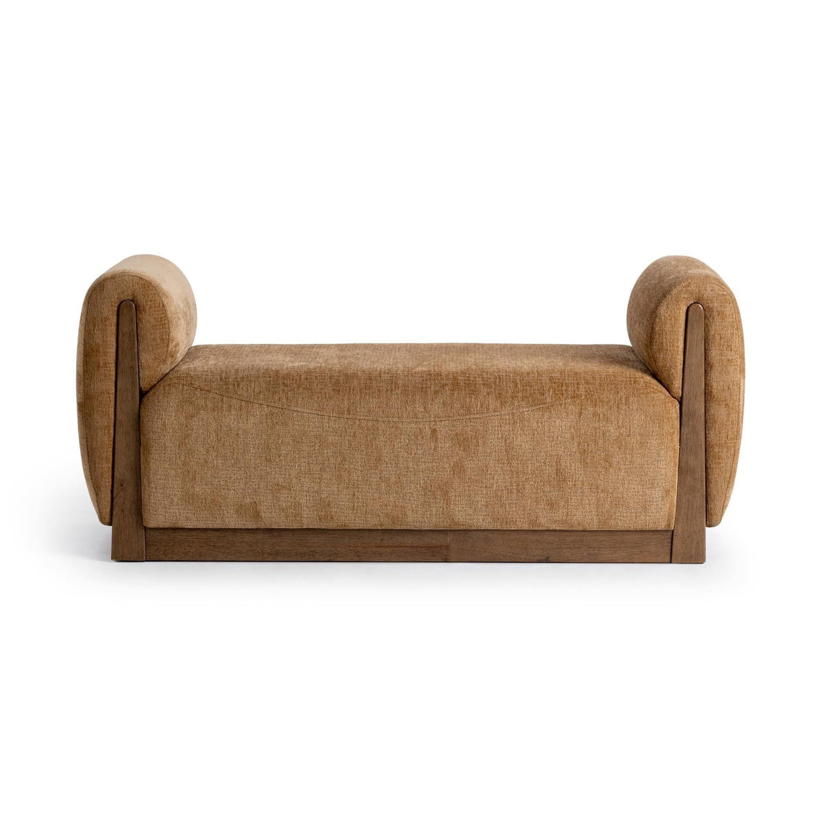 Soraya - Accent Bench - Spiced Amber - Select Living Furniture - Upholstered Benches - Classic Home - 53006670 - Soraya - Accent Bench - Spiced Amber -