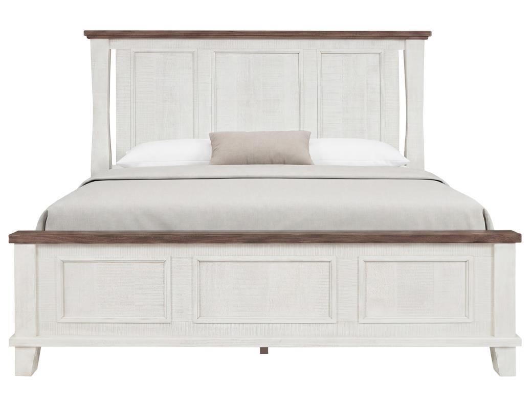 Stoa - Bed - Select Living Furniture - Platform Beds - IFD Group - IFD4993BEDEK - White -King - Stoa - Bed -