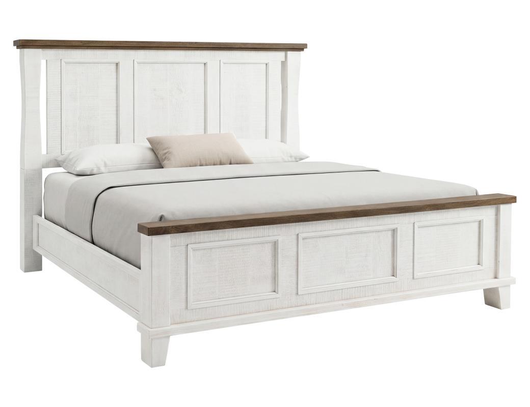 Stoa - Bed - Select Living Furniture - Platform Beds - IFD Group - IFD4993BEDEK - White -King - Stoa - Bed -