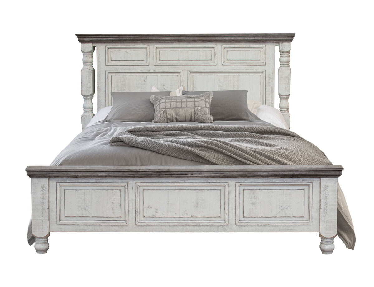 Stone - Panel Bed - Select Living Furniture - Panel Beds - IFD Group - IFD4691BEDEK - Beige -King - Stone - Panel Bed -