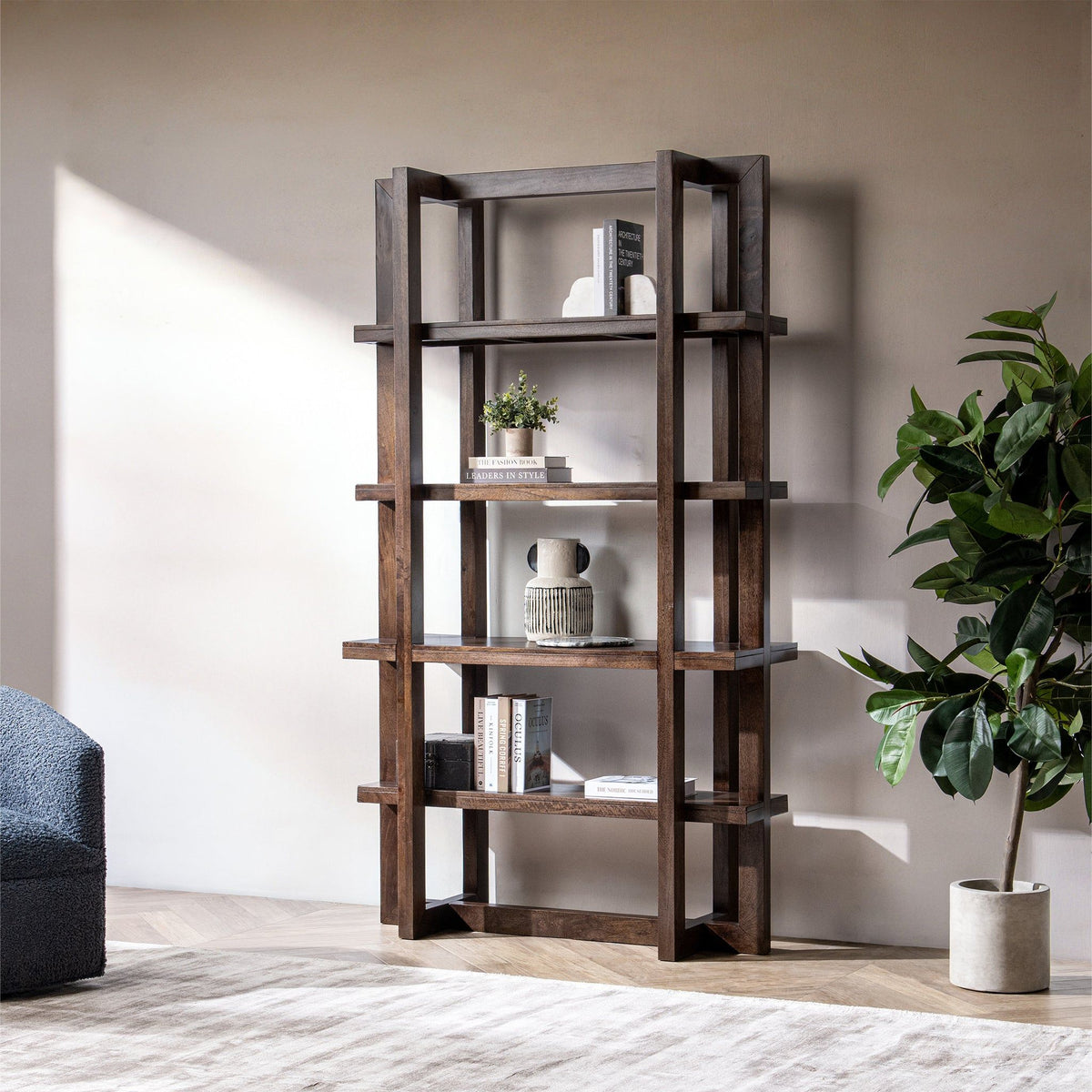 Sydney - Bookcase - Select Living Furniture - Etageres - Classic Home - 52010619 - Brown - Sydney - Bookcase -