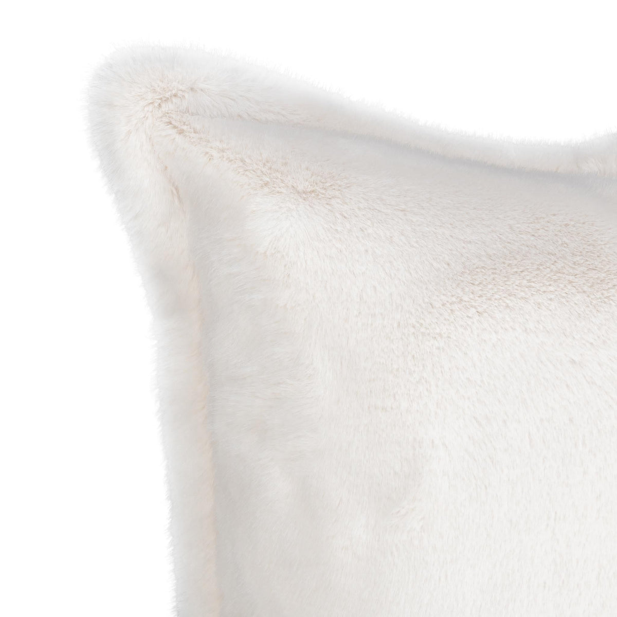 Taiga - Faux Fur Pillow - Select Living Furniture - Accent Pillows - Villa - V310062 - Ivory -22" x 22" - Taiga - Faux Fur Pillow -