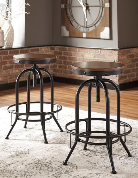 Tall Swivel Barstool (Set of 2) - Select Living Furniture - Barstools - Happy Homes - Tall Swivel Barstool (Set of 2) - 