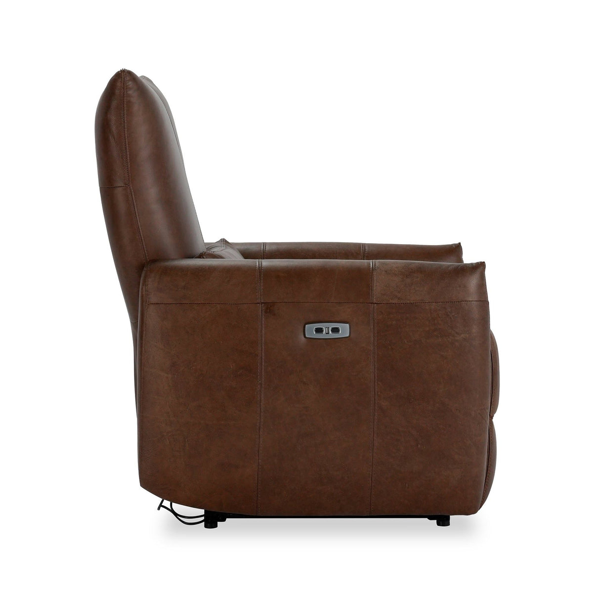Thaya - Leather Power Recliner - Antique Brown - Select Living Furniture - Reclining Chairs - Classic Home - 2196RE31 - Thaya - Leather Power Recliner - Antique Brown -