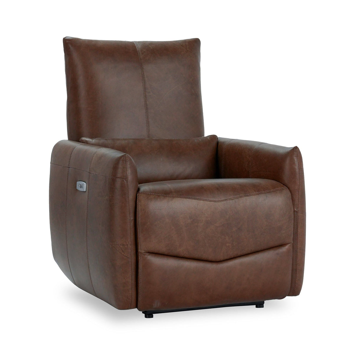 Thaya - Leather Power Recliner - Antique Brown - Select Living Furniture - Reclining Chairs - Classic Home - 2196RE31 - Thaya - Leather Power Recliner - Antique Brown -