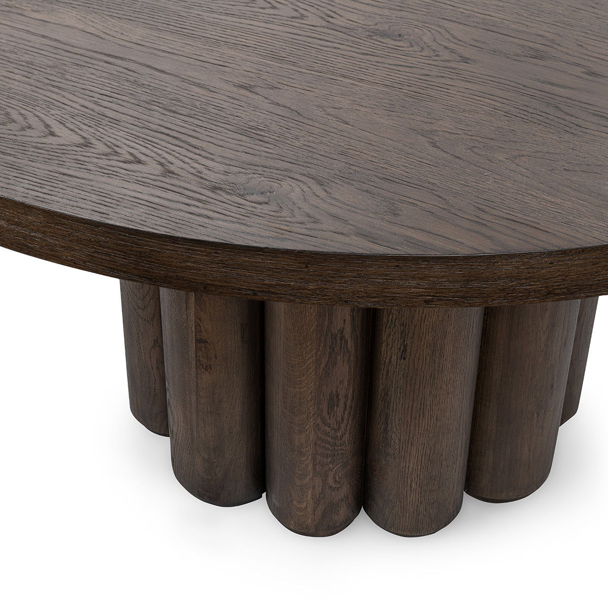 Tiber - Round Dining Table - Select Living Furniture - Dining Tables - Classic Home - 51031735 - Toasted Brown -70"W x 70"D x 30"H - Tiber - Round Dining Table -