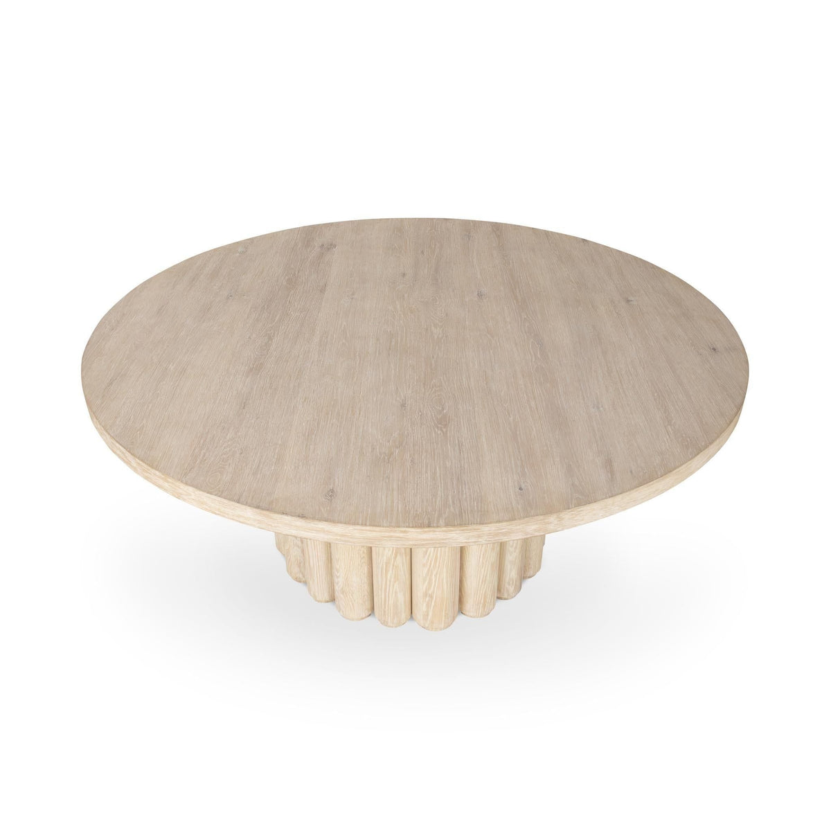 Tiber - Round Dining Table - Select Living Furniture - Dining Tables - Classic Home - 51031735 - Toasted Brown -70"W x 70"D x 30"H - Tiber - Round Dining Table -