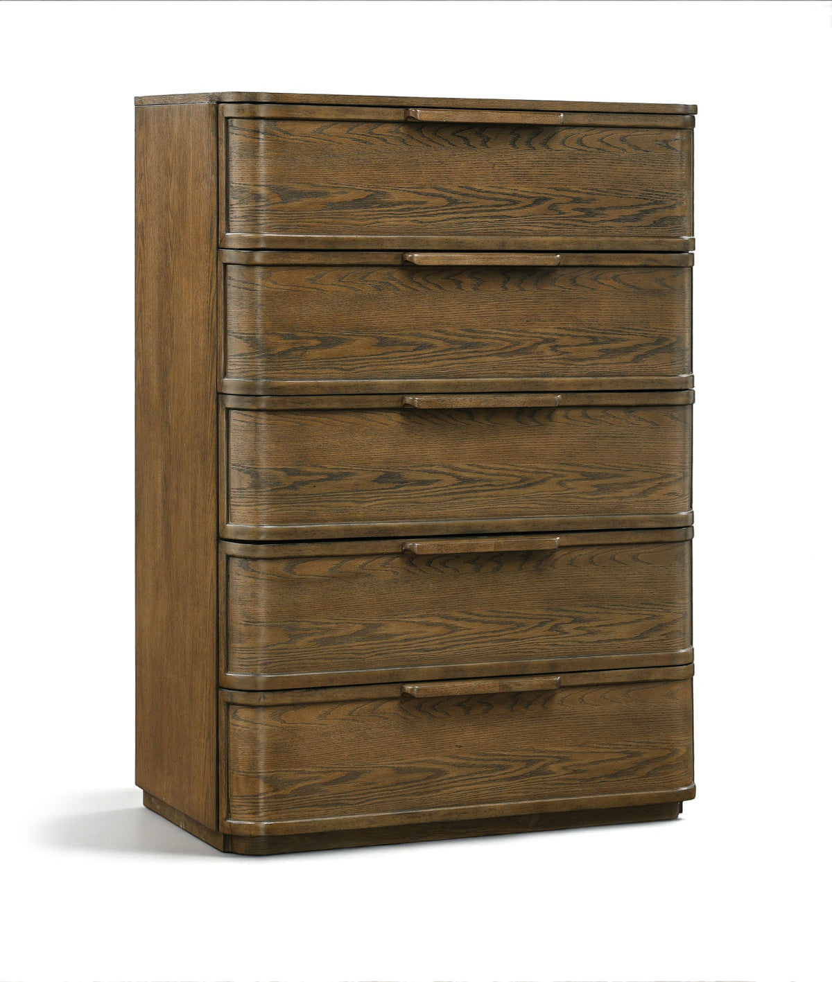 Tiberio - Oak Veneer And Solid Wood Chest - Select Living Furniture - Accent Chests - Meridian Furniture - TiberioBrown-CH - Dark Brown - Tiberio - Oak Veneer And Solid Wood Chest -