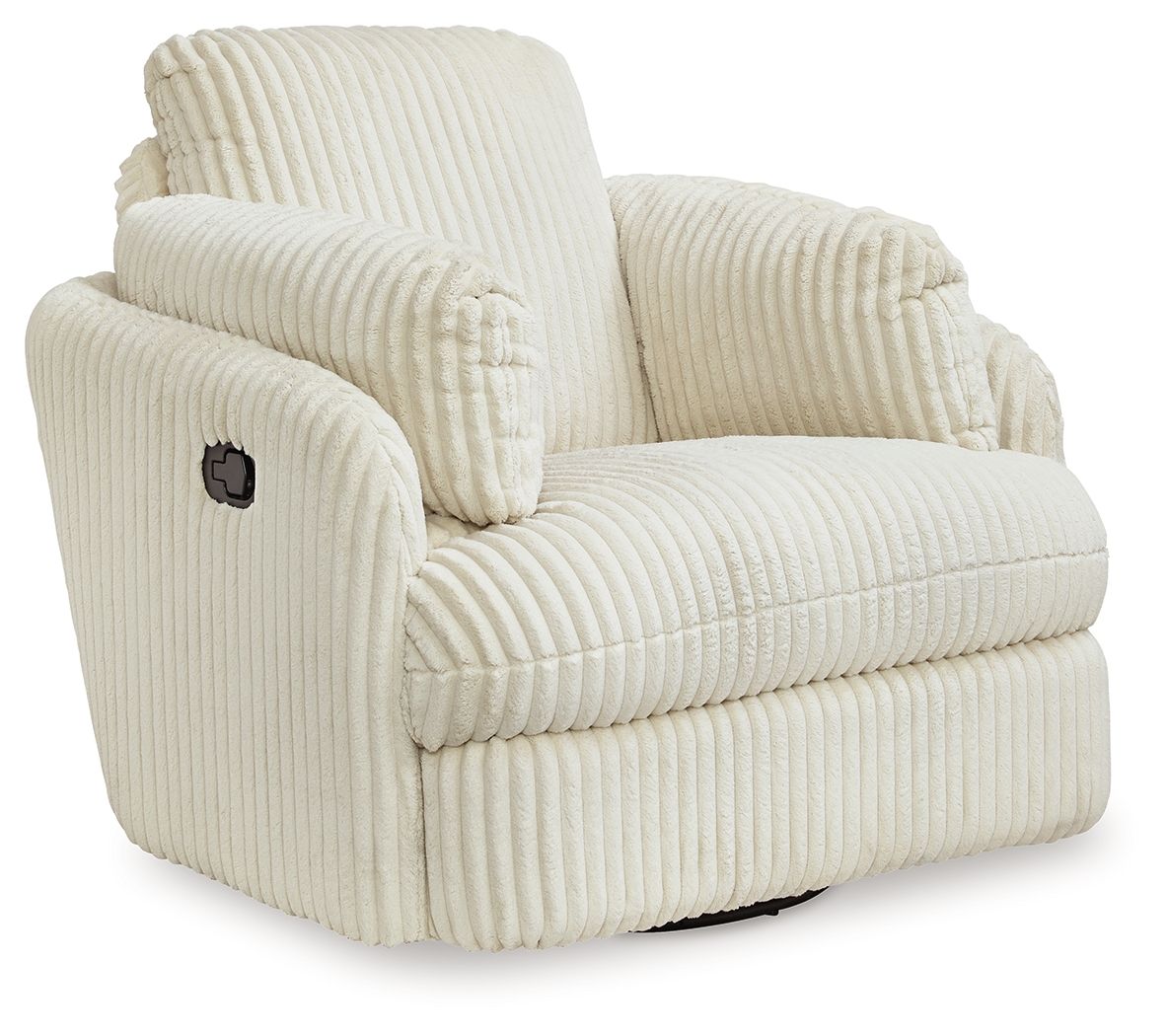 Tie-breaker - Swivel Glider Recliner - Select Living Furniture - Swivel Glider Chairs - Signature Design by Ashley® - 9490261 - White - Tie-breaker - Swivel Glider Recliner -