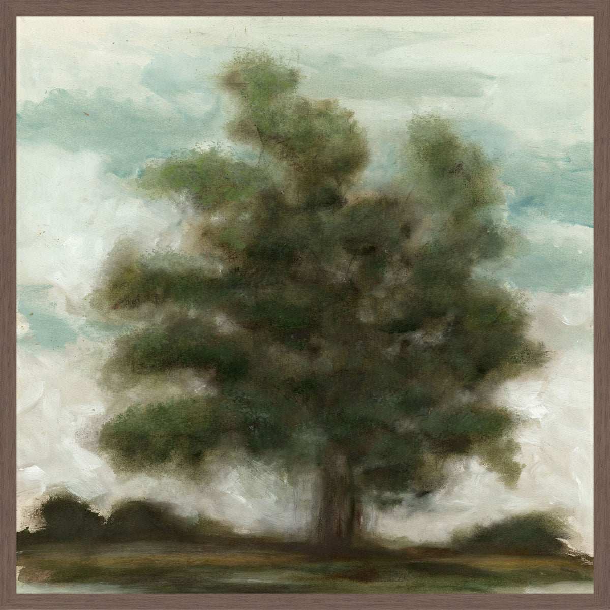 Tree - Painting By Buddy Whitlock - Select Living Furniture - Canvas Art - Classic Home - 560078034848TWS - Dark Green -48"W x 3"D x 48"H - Tree - Painting By Buddy Whitlock -