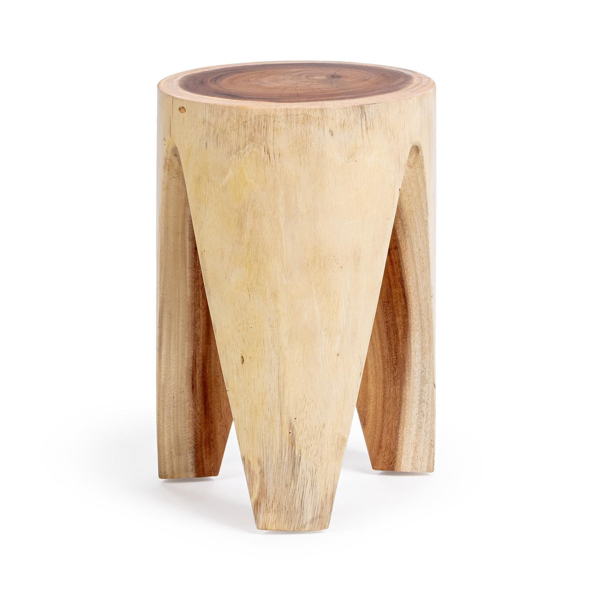 Vela - Accent Table - Select Living Furniture - Accent Tables - Classic Home - 51005526 - Natural -14"W x 14"D x 21"H - Vela - Accent Table -