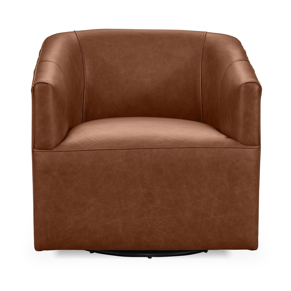 Vernon - Swivel Chair - Select Living Furniture - Swivel Chairs - Classic Home - 5313SWLSD - Lush Saddle - Vernon - Swivel Chair -