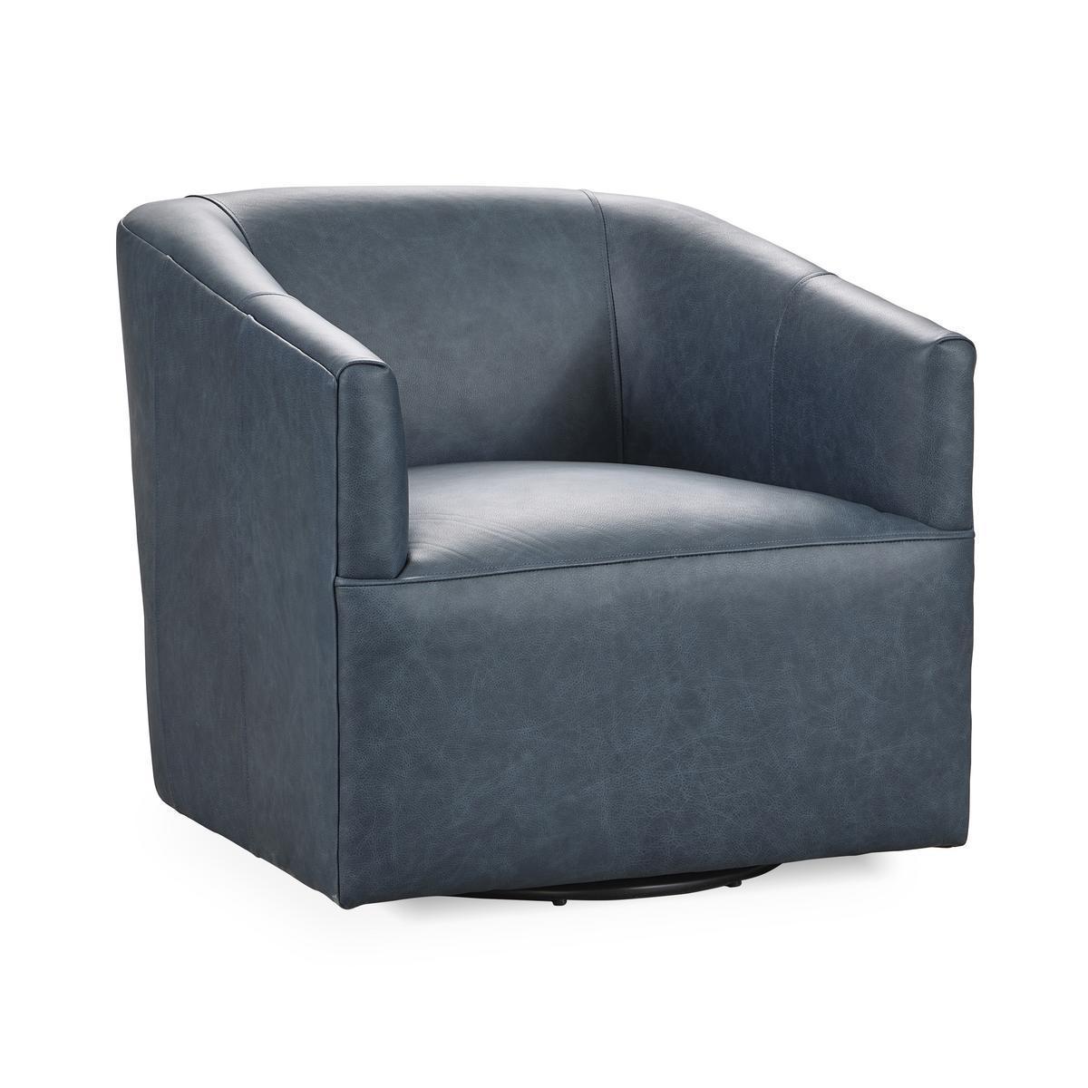 Vernon - Swivel Chair - Select Living Furniture - Swivel Chairs - Classic Home - 5313SWEPNA - El Paso Navy - Vernon - Swivel Chair -