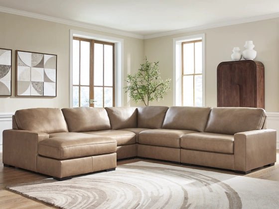 Veronella Sectional - Select Living Furniture - Ashley Furniture -  - Sahara -5 Piece Sectional with LAF Chaise - Veronella Sectional -