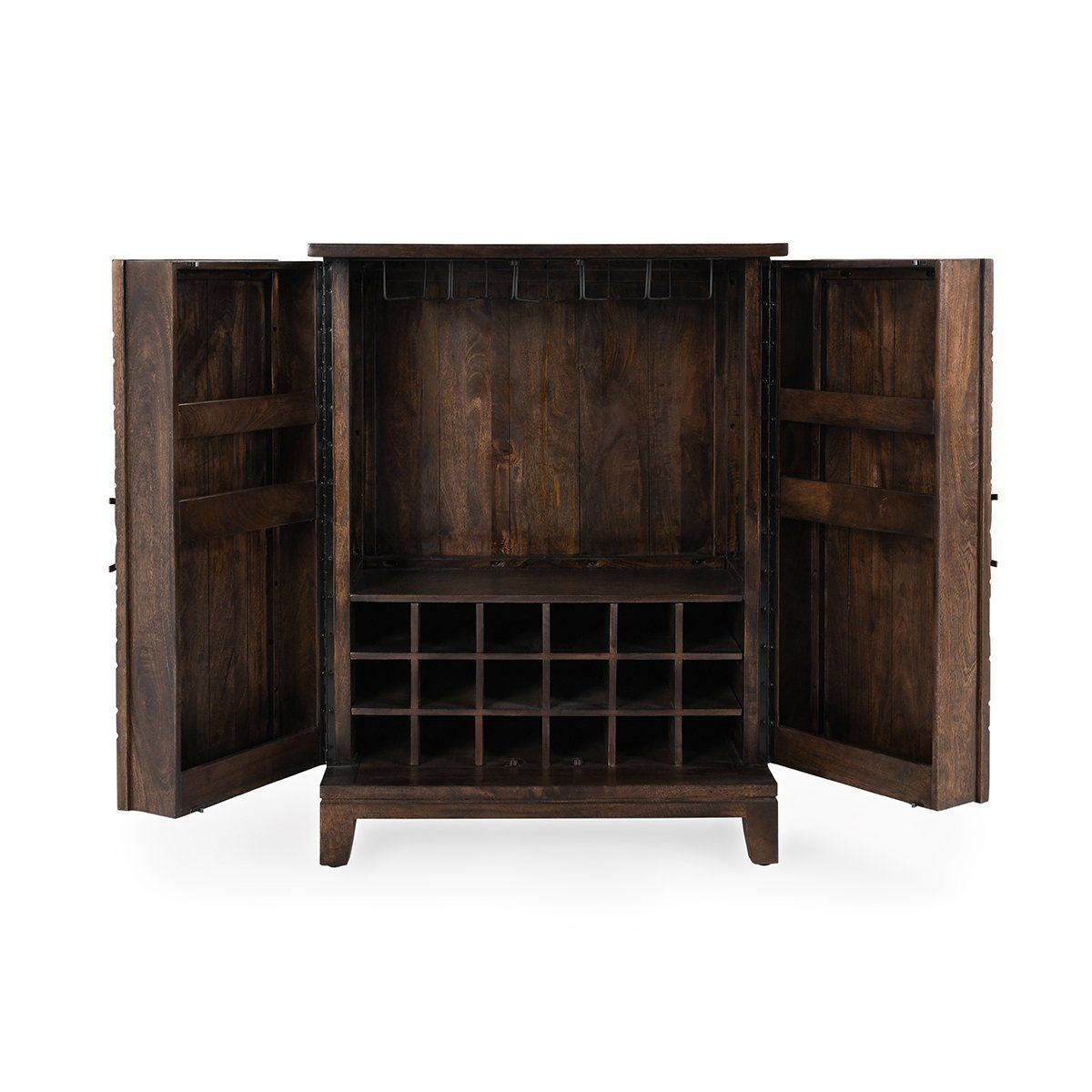 Vivienne - Bar Cabinet - Select Living Furniture - Wine Cabinets - Classic Home - 52010847 - Brown - Vivienne - Bar Cabinet -