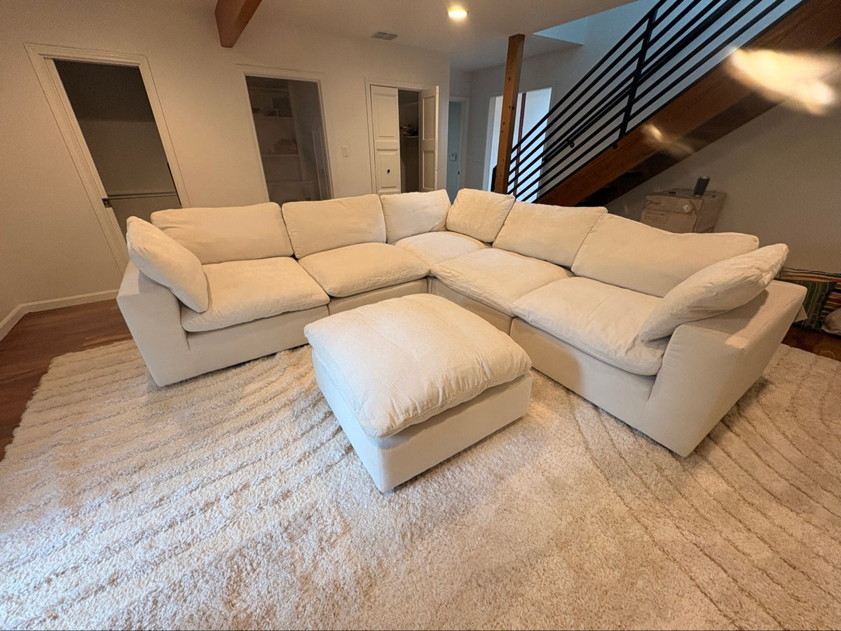 Walter sectional in a real home