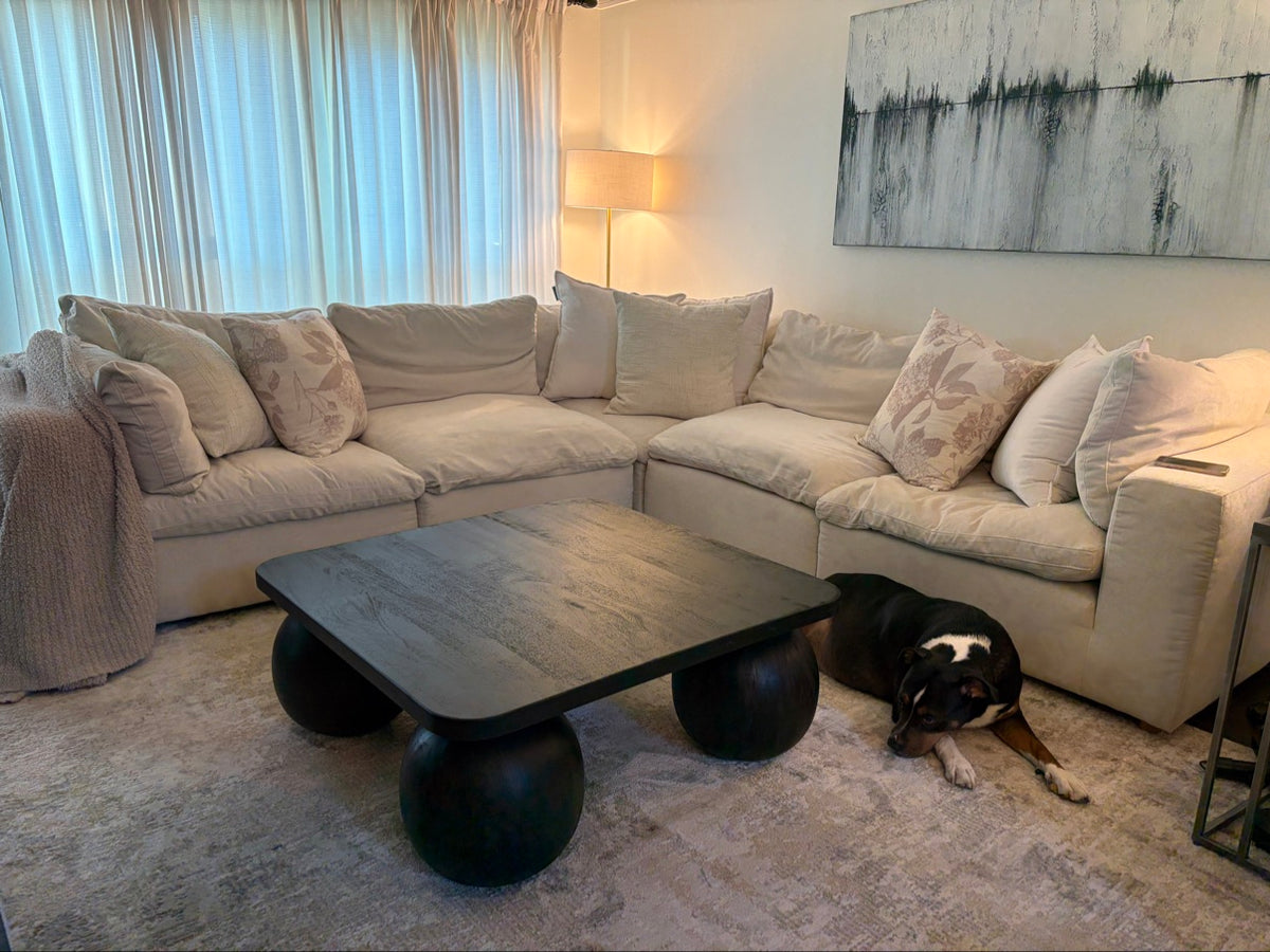 Walter sectional in a real home