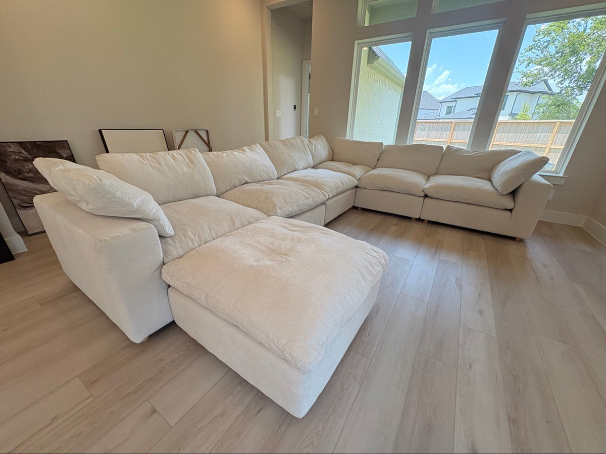Walter sectional in a real home
