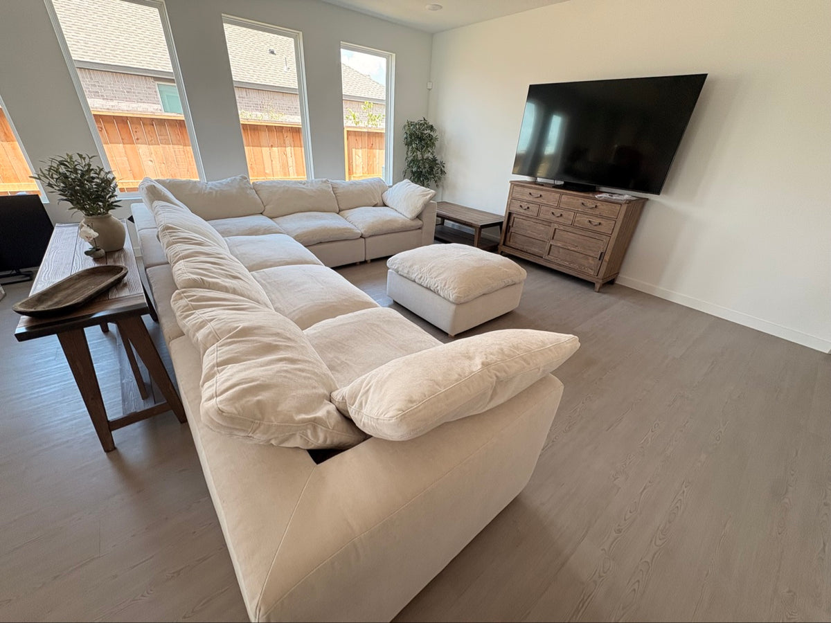 Walter sectional in a real home